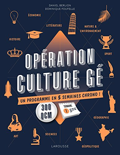 Opération culture gé : un programme en 5 semaines chrono !
