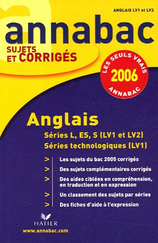 anglais séries l, es, s (lv1 et lv2) séries technologiques (lv1)
