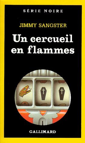 un cercueil en flammes