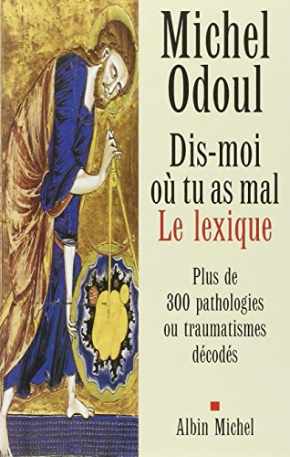 Dis-moi où tu as mal : le lexique