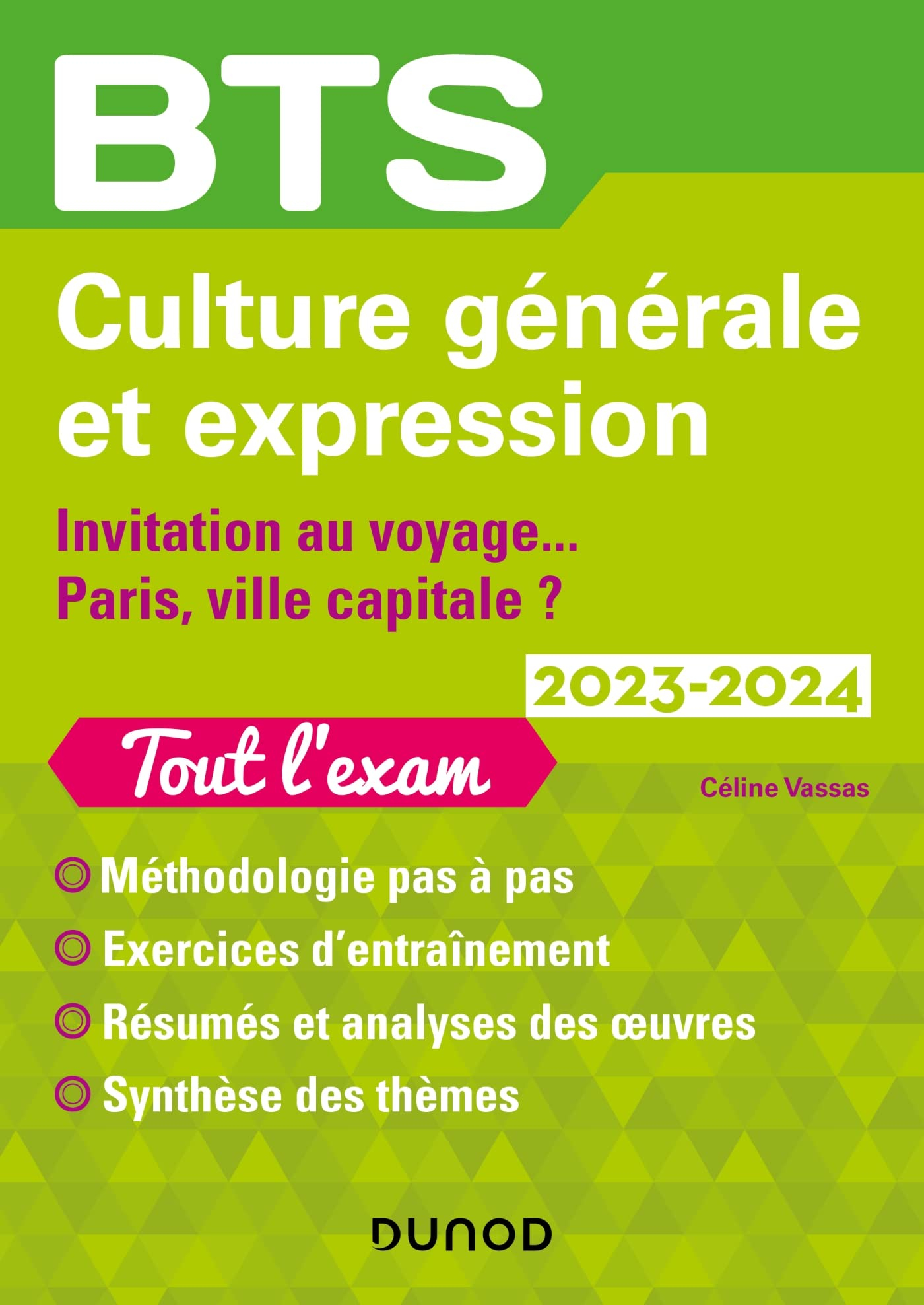 Culture générale et expression, BTS 2023-2024 : invitation au voyage... Paris, ville capitale ?