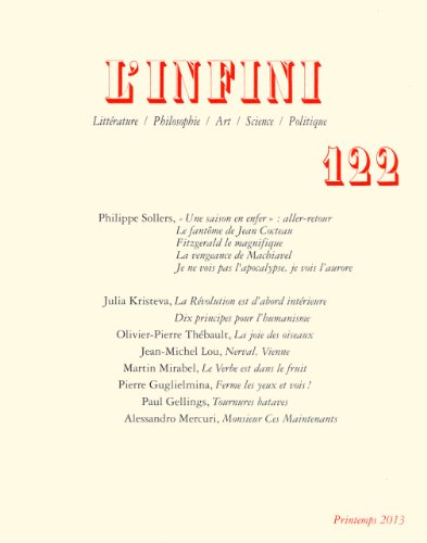 Infini (L'), n° 122