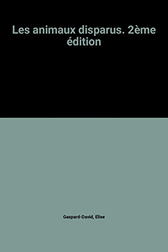 L'homme et les animaux disparus