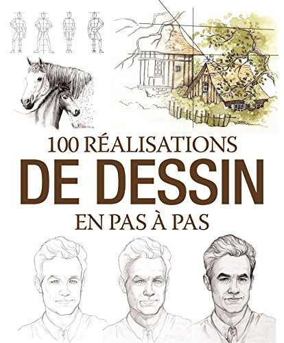 100 réalisations de dessin en pas à pas