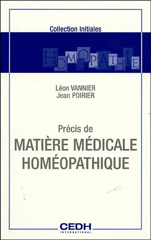 Précis de matière médicale homéopathique