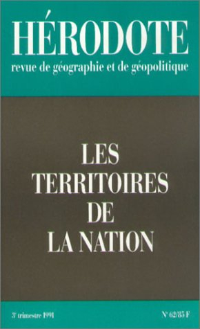 Hérodote, n° 62. Les Territoires de la nation