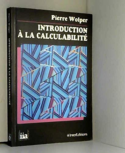 Introduction à la calculabilité