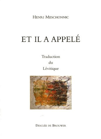 Et il a appelé : traduction du Lévitique