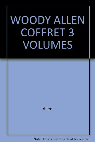 woody allen coffret 3 volumes