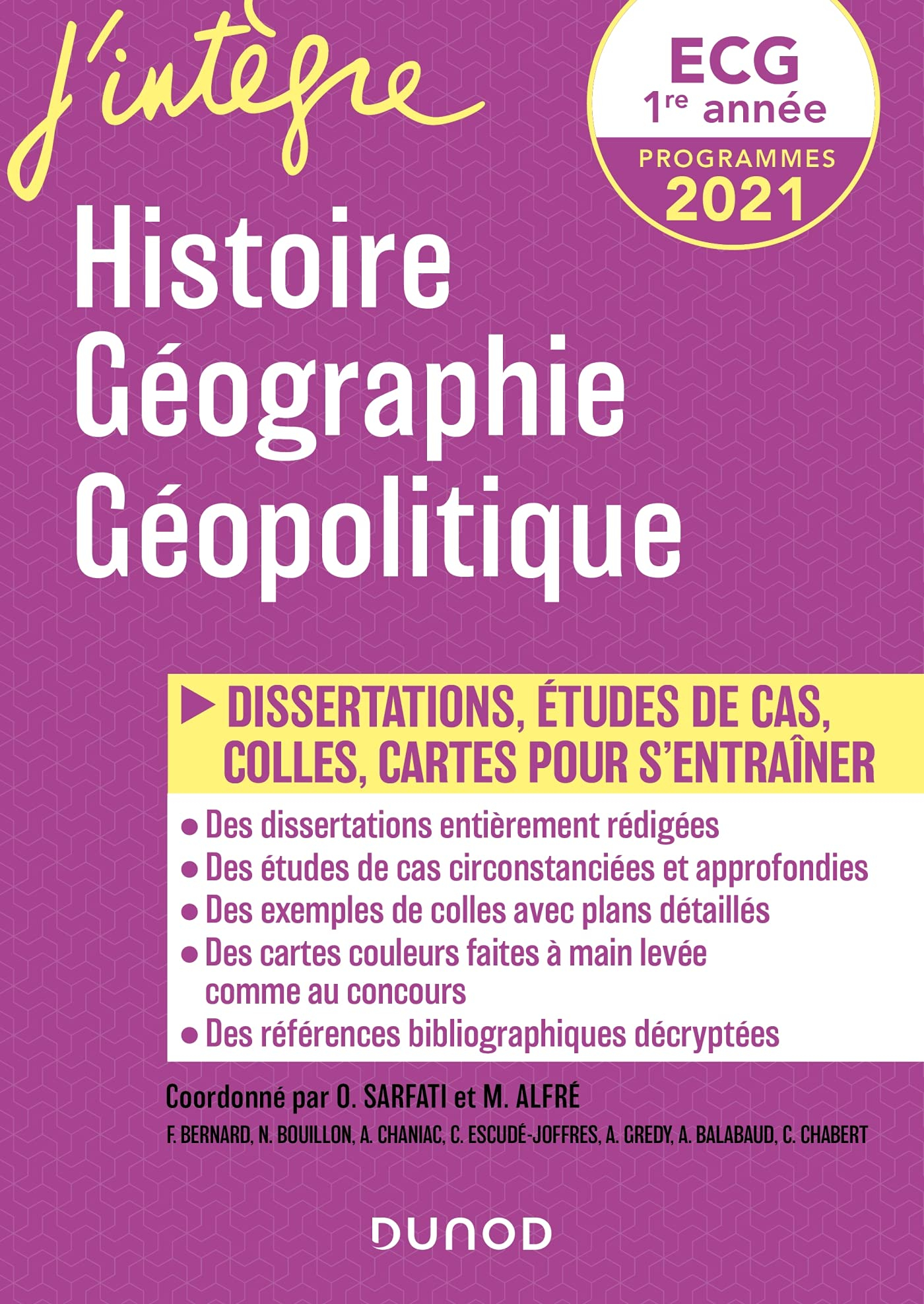 Histoire, géographie, géopolitique, ECG 1re année : dissertations, études de cas, colles, cartes pou