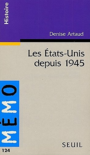 Les Etats-Unis depuis 1945