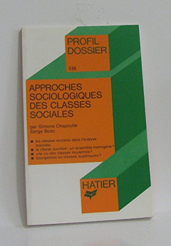 Approches sociologiques des classes sociales