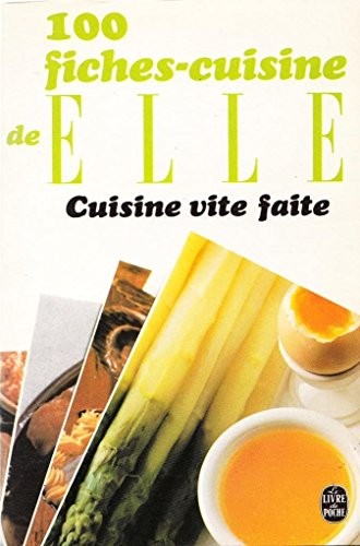 fiches cuisine elle : cuisine vite faite, nø01