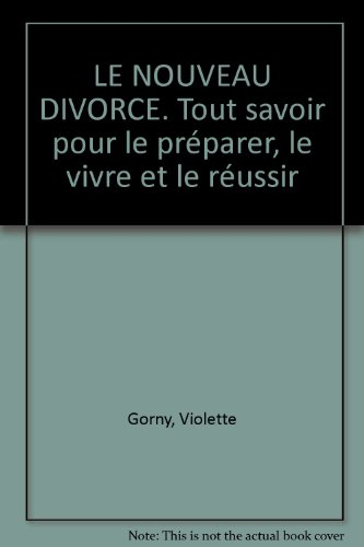 Le nouveau divorce