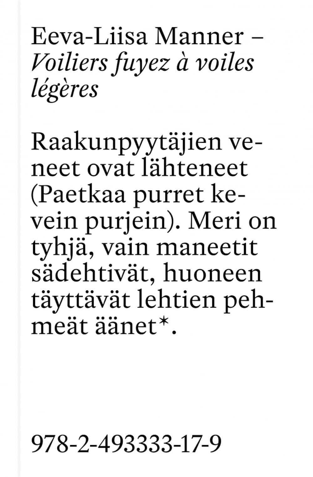 Voiliers fuyez à voile légère : thème et variations. Les eaux mortes : séries sur des mythologies co