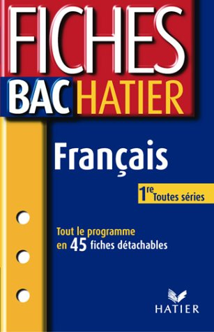 Français : 1re toutes séries