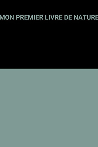 Mon premier livre de nature