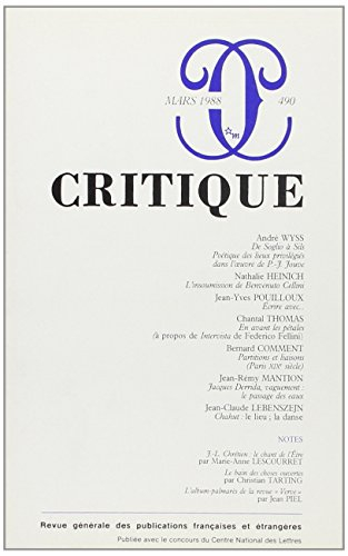 revue critique