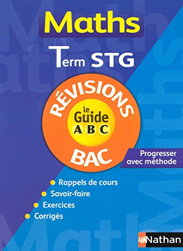 Mathématiques : terminale STG