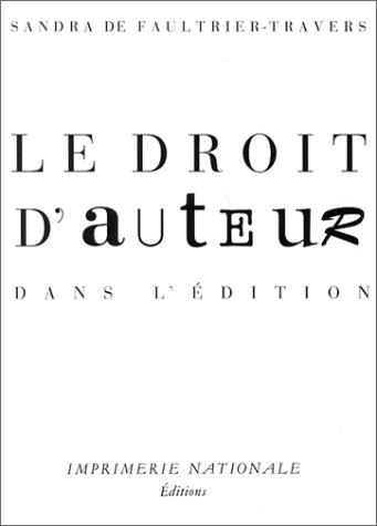Le Droit d'auteur dans l'édition