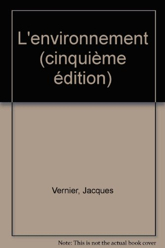 l'environnement