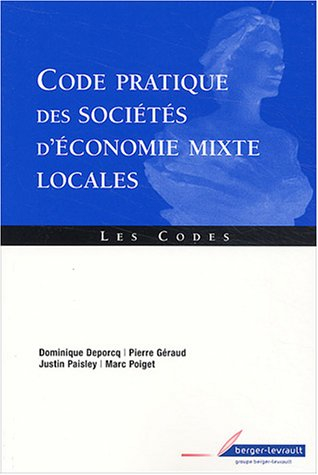 Code pratique des sociétés d'économie mixte locales