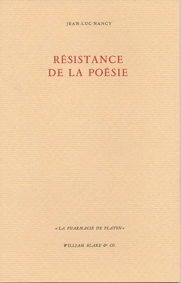 Résistance de la poésie