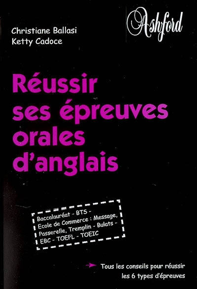 Réussir ses épreuves orales d'anglais