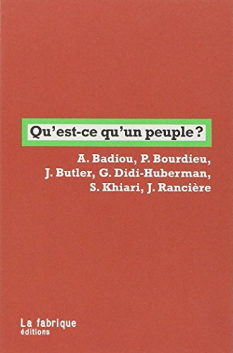 Qu'est-ce qu'un peuple ?