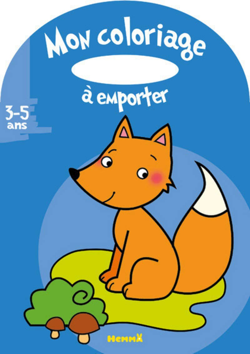 Mon coloriage à emporter, 3-5 ans : renard