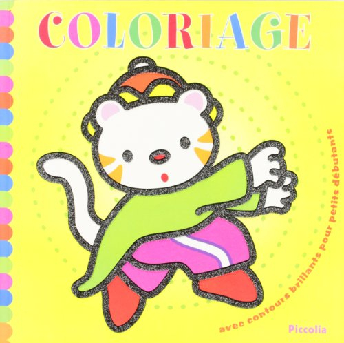 Coloriage : avec contours brillants pour petits débutants