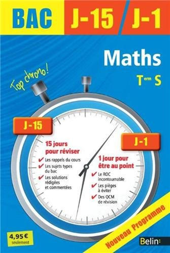 Maths terminale S : nouveau programme