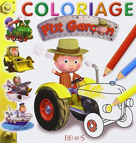 Coloriage p'tit garçon : Jaune