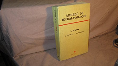 Abrégé de rhumatologie