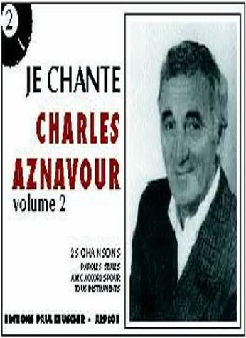 Partition : Je chante Aznavour volume 2