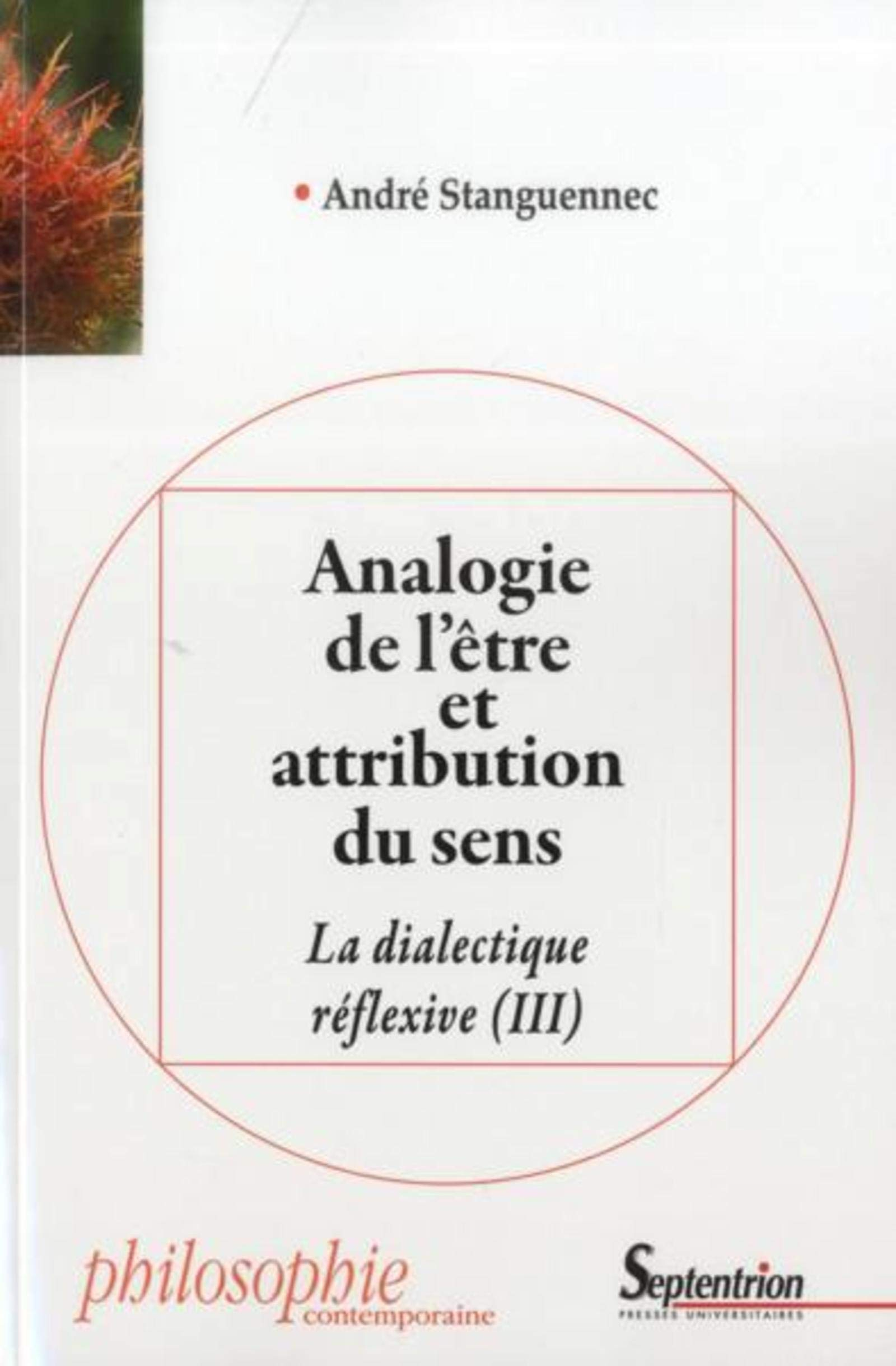 La dialectique réflexive. Vol. 3. Analogie de l'être et attribution du sens