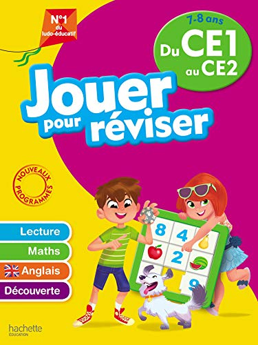 Jouer pour réviser du CE1 au CE2, 7-8 ans : lecture, maths, anglais, découverte