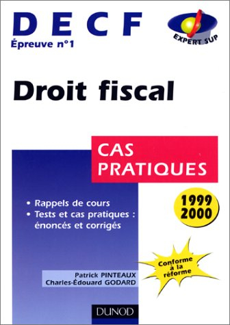 decf épreuve n, 1 droit fiscal. cas pratiques