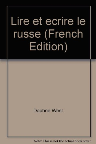 Lire et écrire le russe