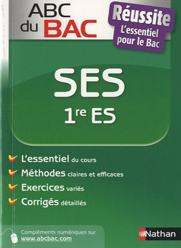 ABC Réussite sciences économiques et sociales 1re ES