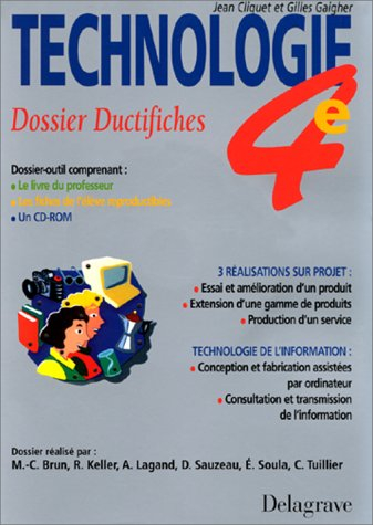 Technologie 4e dossier ductifiches