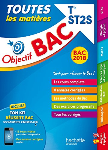 Toutes les matières, terminale ST2S : bac 2018