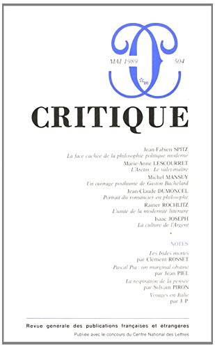 Revue Critique