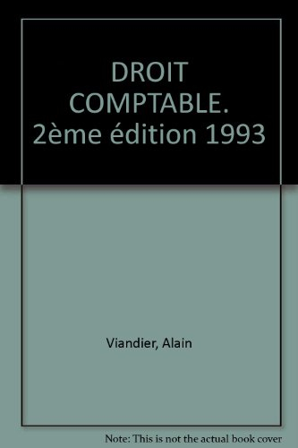 droit comptable, 2e édition