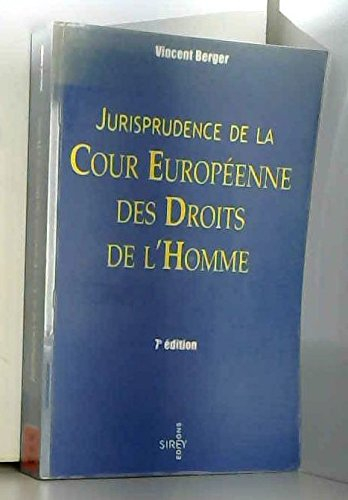Jurisprudence de la Cour européenne des droits de l'homme