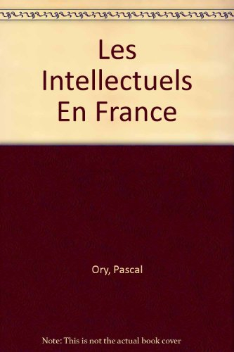 les intellectuels en france