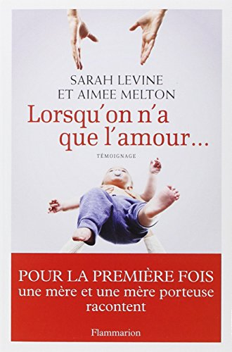 Lorsqu'on n'a que l'amour... : pour la première fois une mère et une mère porteuse racontent