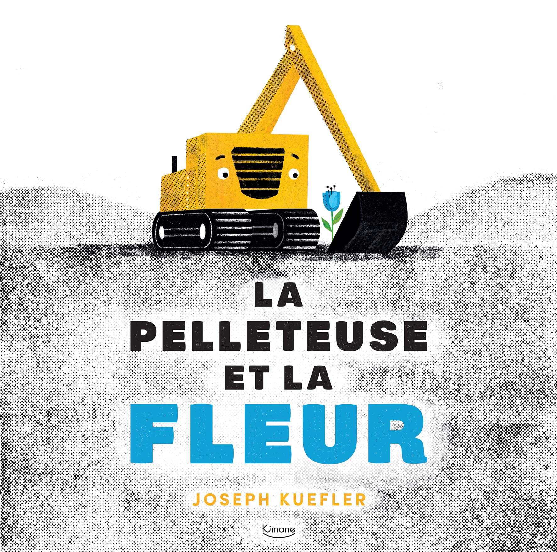La pelleteuse et la fleur