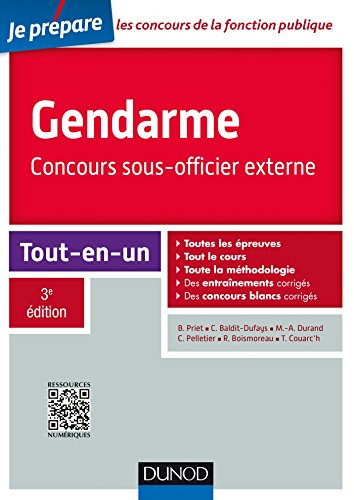 Gendarme : le concours sous-officier externe : tout-en-un