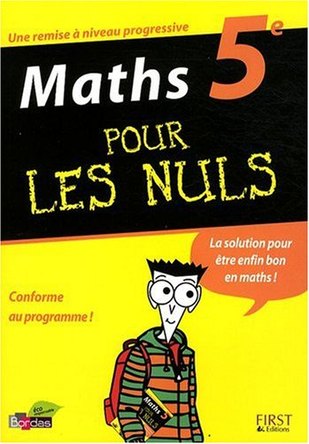Maths 5e pour les nuls